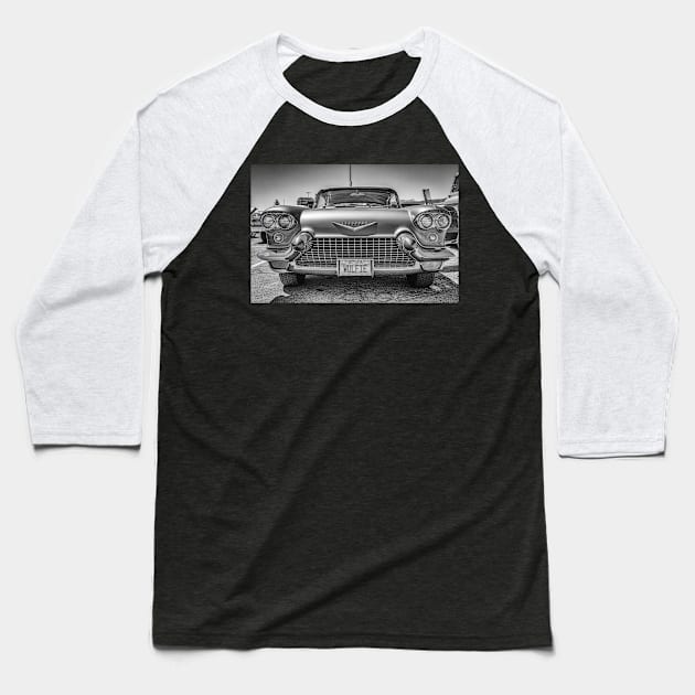 1957 Cadillac Eldorado Brougham Baseball T-Shirt by Gestalt Imagery